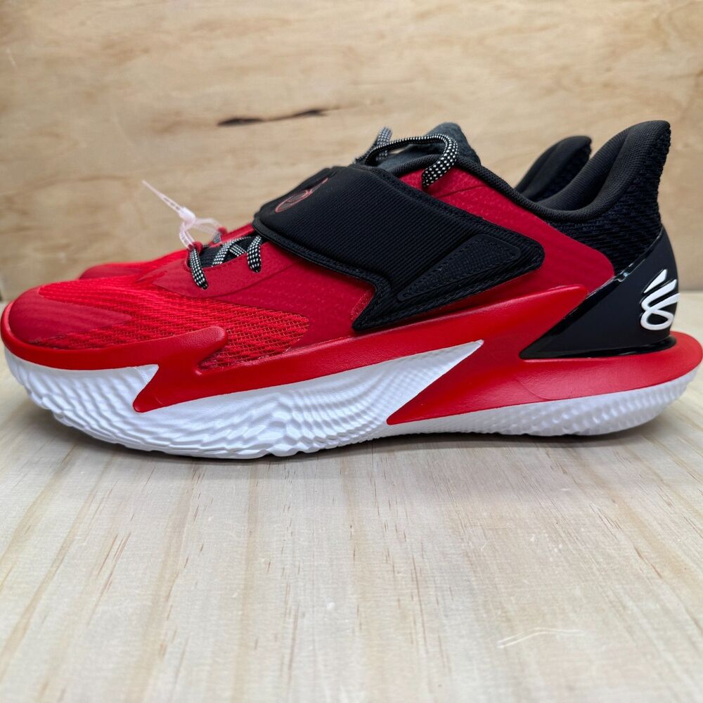 NEW Under Armour Curry Fox 2 Mens Sz 15 Red Black Sneakers Shoes 6011008-008